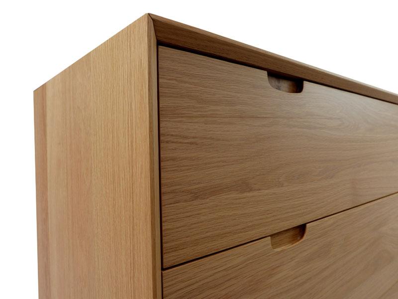 3 Drawer Chest Scandinavian Design- Natural.