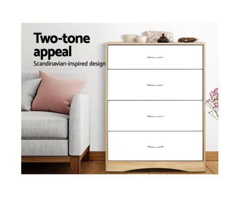 Tallboy Dresser 4 Chest of Drawers