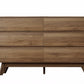 Designer Living Australia 6 Drawer Lowboy Walnut.