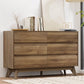 Designer Living Australia 6 Drawer Lowboy Walnut.