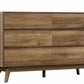 Designer Living Australia 6 Drawer Lowboy Walnut.