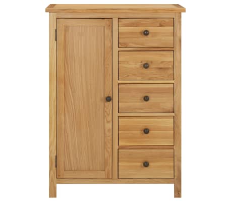 Tallboy Wardrobe Oak 76x52x105cm