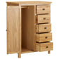 Tallboy Wardrobe Oak 76x52x105cm