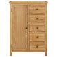 Tallboy Wardrobe Oak 76x52x105cm