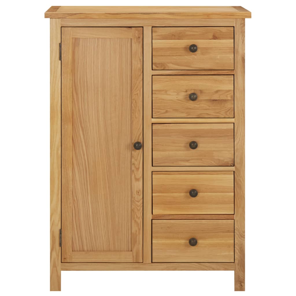 Tallboy Wardrobe Oak 76x52x105cm