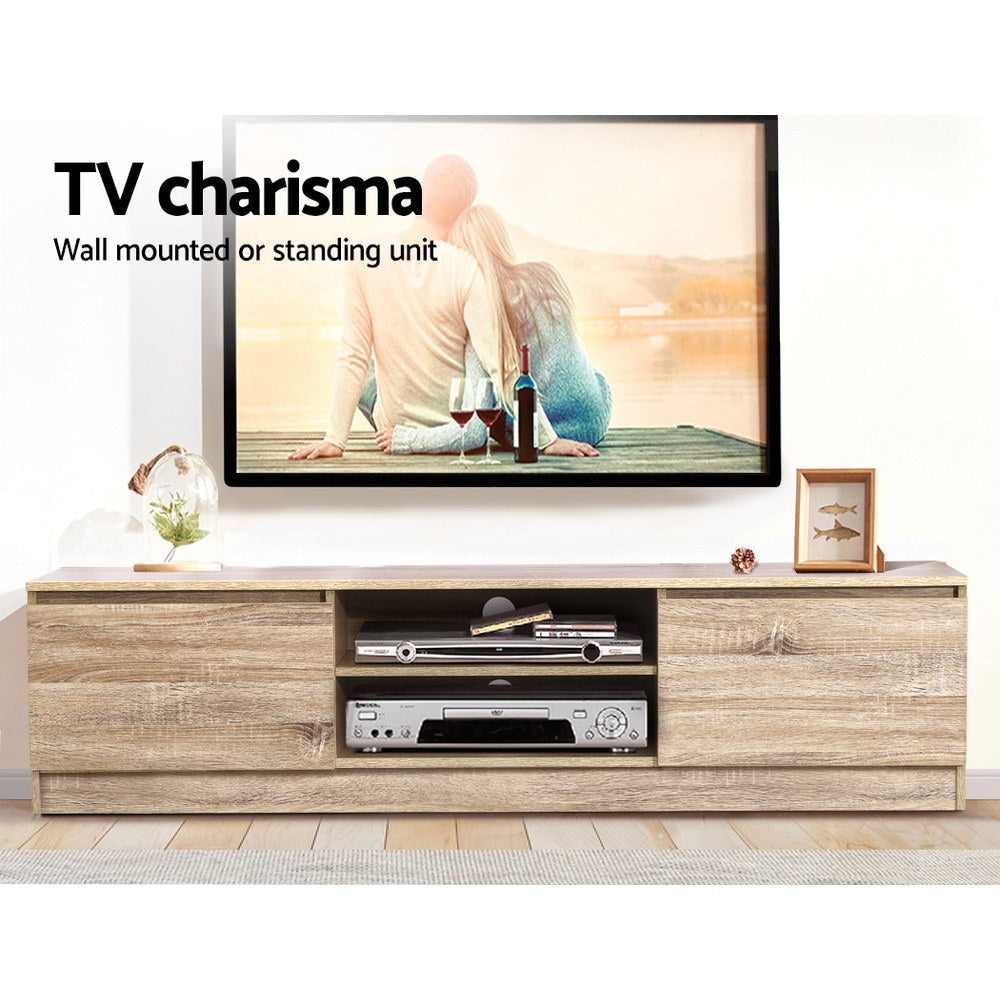 160CM TV Stand Entertainment Unit Lowline Storage Cabinet.