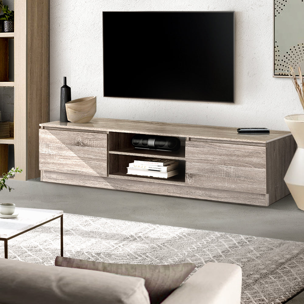 160CM TV Stand Entertainment Unit Lowline Storage Cabinet.