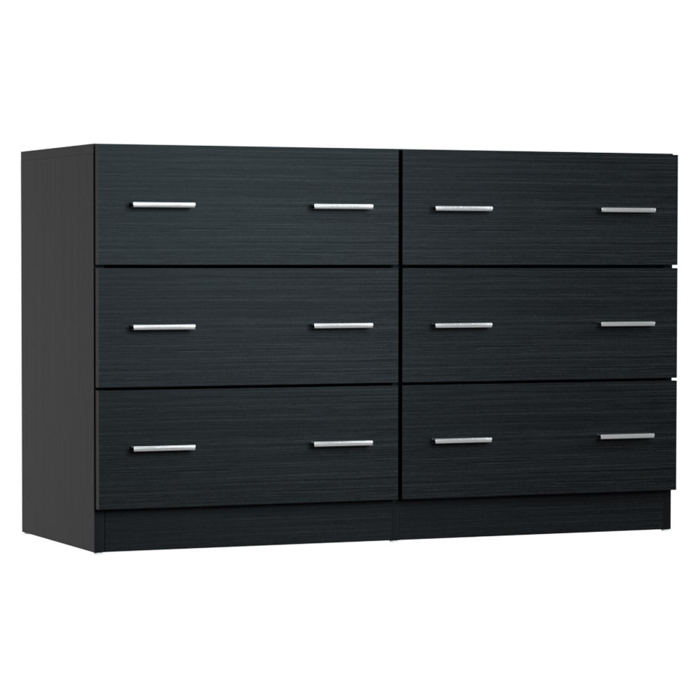 Artiss 6 Chest of Drawers Cabinet Tallboy Black